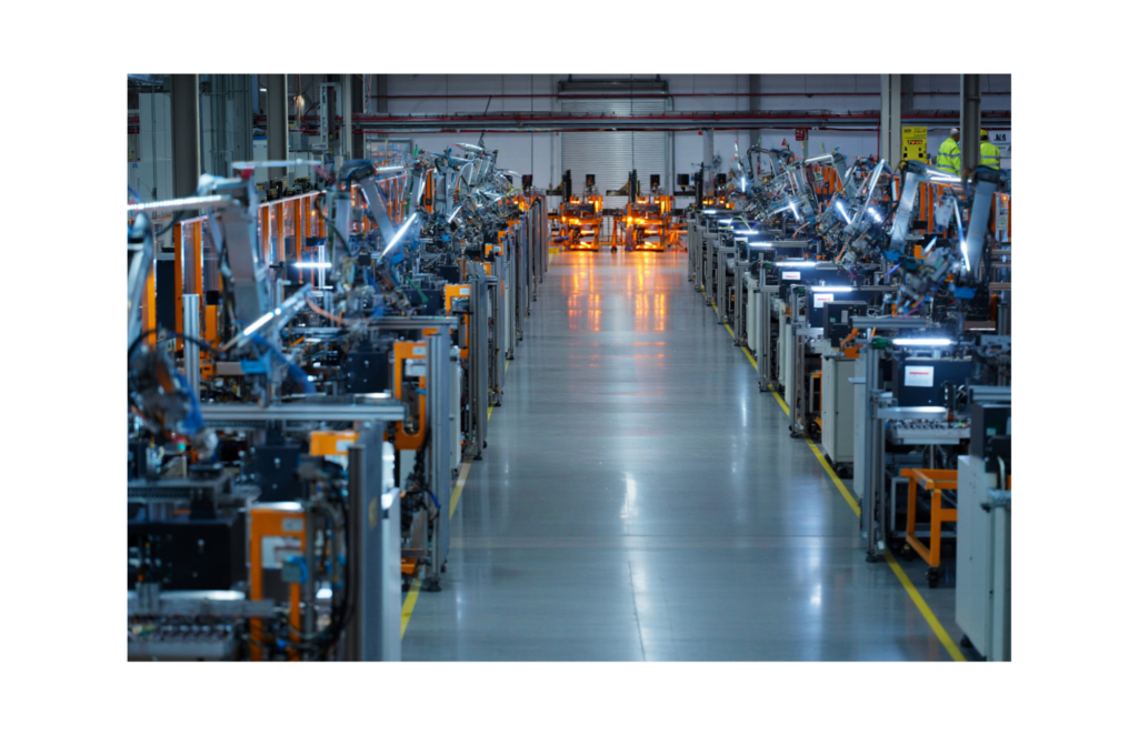 Cree Lighting Employee Layoff. Illustrated by empty manufacturing facility that makes advanced lighting products.