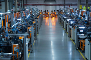 Cree Lighting Employee Layoff. Illustrated by empty manufacturing facility that makes advanced lighting products.